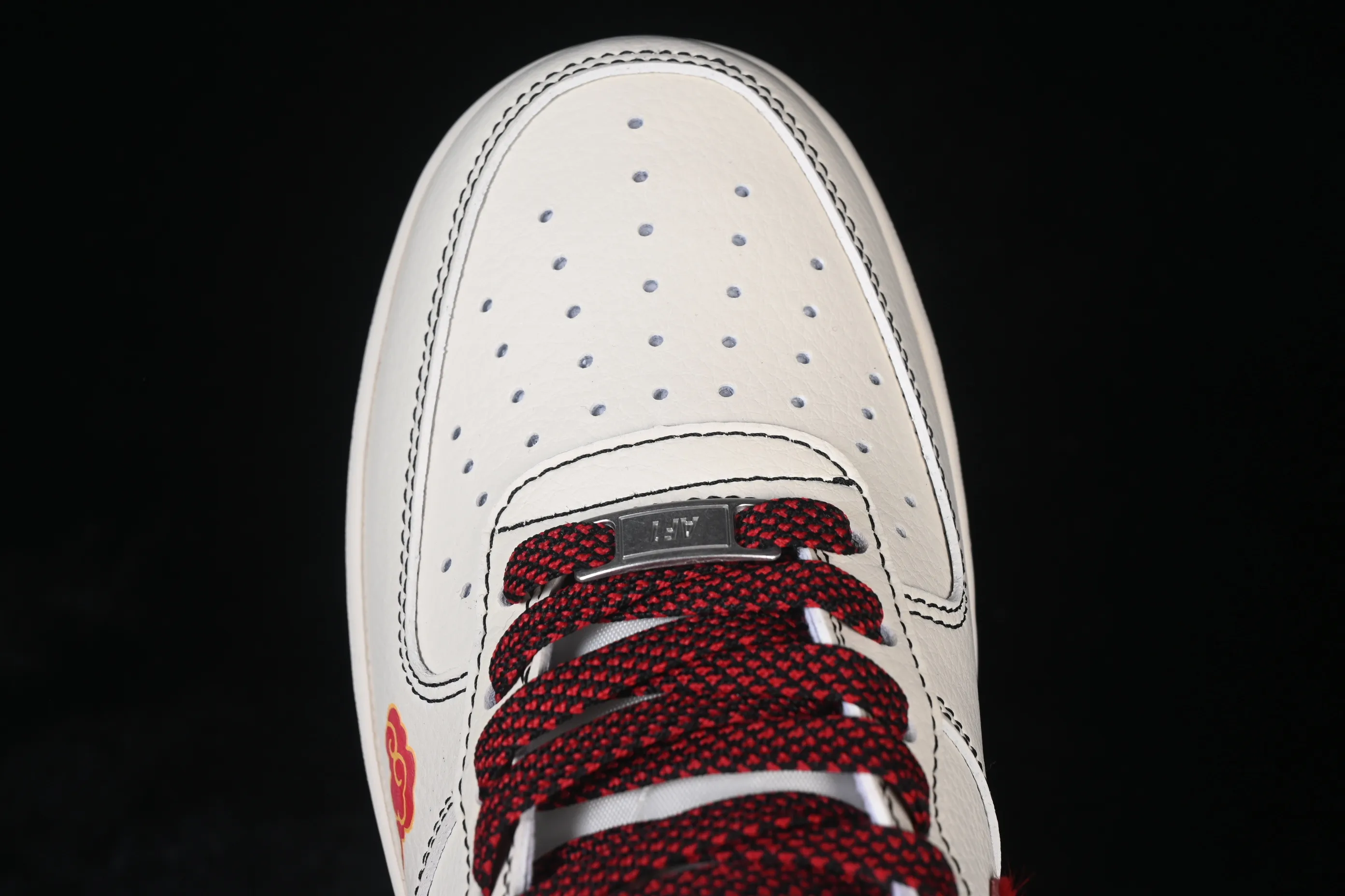 All categories Nk Air Force 1 Air Force series Nk Air Force 1 Low Air Force low top Nike Air Force 1'07 Low Year of the Horse limited white and red horse hair Air Force 1 low top casual sneakers QW5288-126